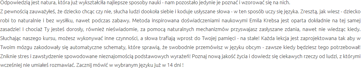 Efektywny Kurs Językowy Efektywna Metoda Nauki Biała Piska
