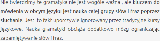 Kurs Języka Bez Gramatyki Ranking Metod Nauki